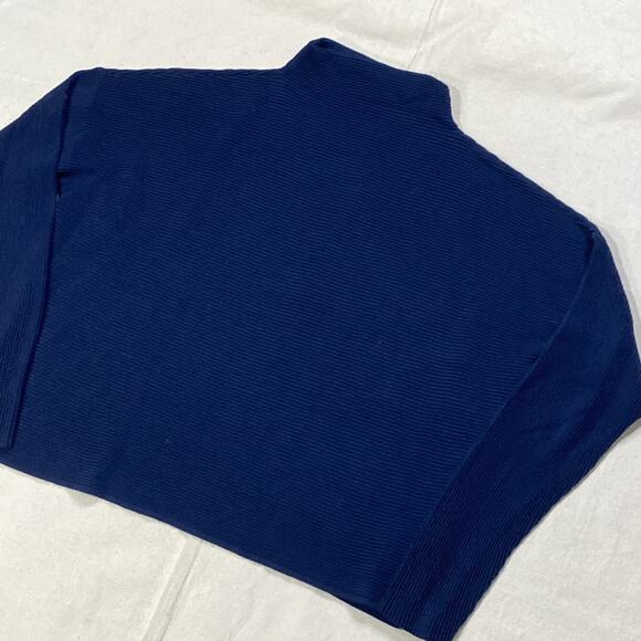 Jack Wills Women’s Blue Turtleneck Sweater Sz 8 Long Sleeve - Picture 2 of 13
